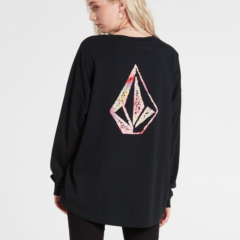 Volcom Women's Black Long Sleeve Tee